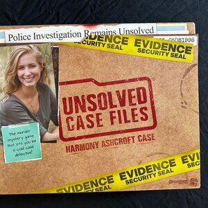 Unsolved Case Files Harmony Ashcroft Pressman Ages 14+ Murder Mystery Game-AC153